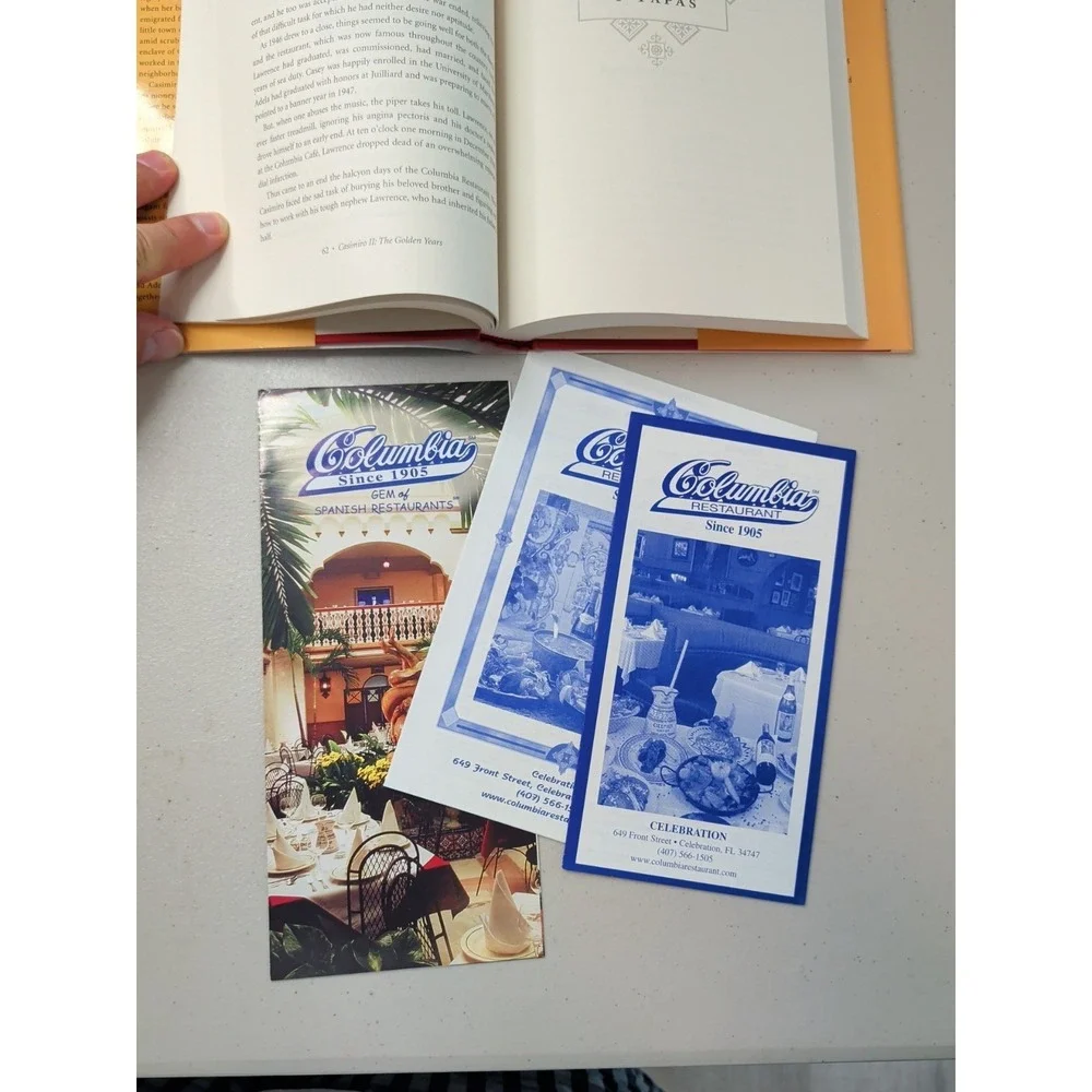 The Columbia Restaurant Spanish Cookbook by Adela Hernandez Gonzmart L2‎